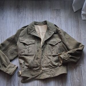 Military Bomber Olive Green Women's Jacket